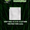 Cannabis giftshop GRIP BAG 55 X 65 X 0,07MM all