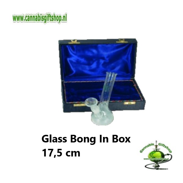 Glass Bong In Box 17,5 cm