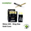 Shine 24K - King Size Gold Cone