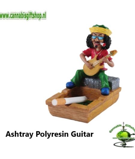 Ashtray Polyresin Guitar