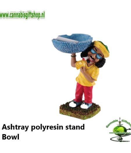 Ashtray polyresin stand Bowl