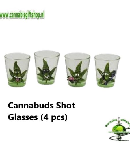 Cannabuds Shot Glasses (4 pcs)
