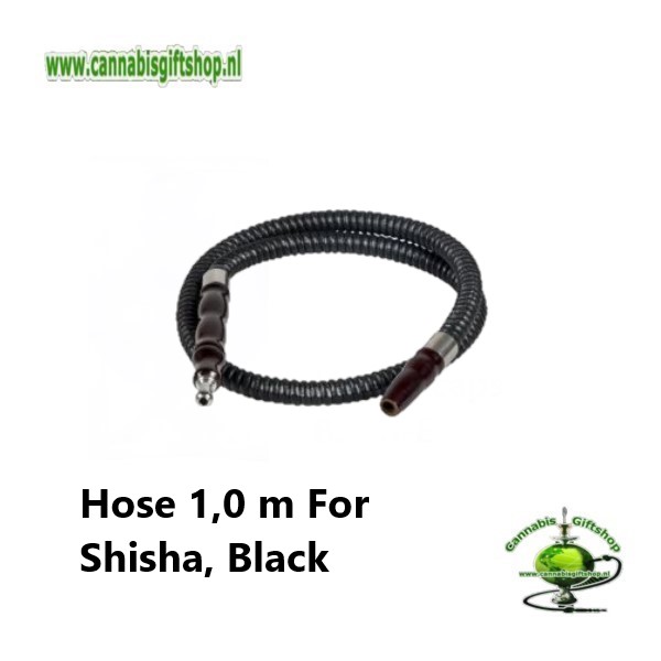 Hose 1,0 m For Shisha, Black