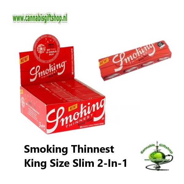 Smoking Thinnest King Size Slim 2-In-1