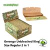 Greengo Unbleached King Size Regular 2 in 1