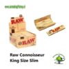 Raw Organic Connoisseur King Size Slim 2 In 1