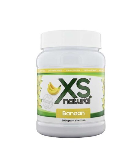 Xs Natural – Banaan eiwitten – 600 gram